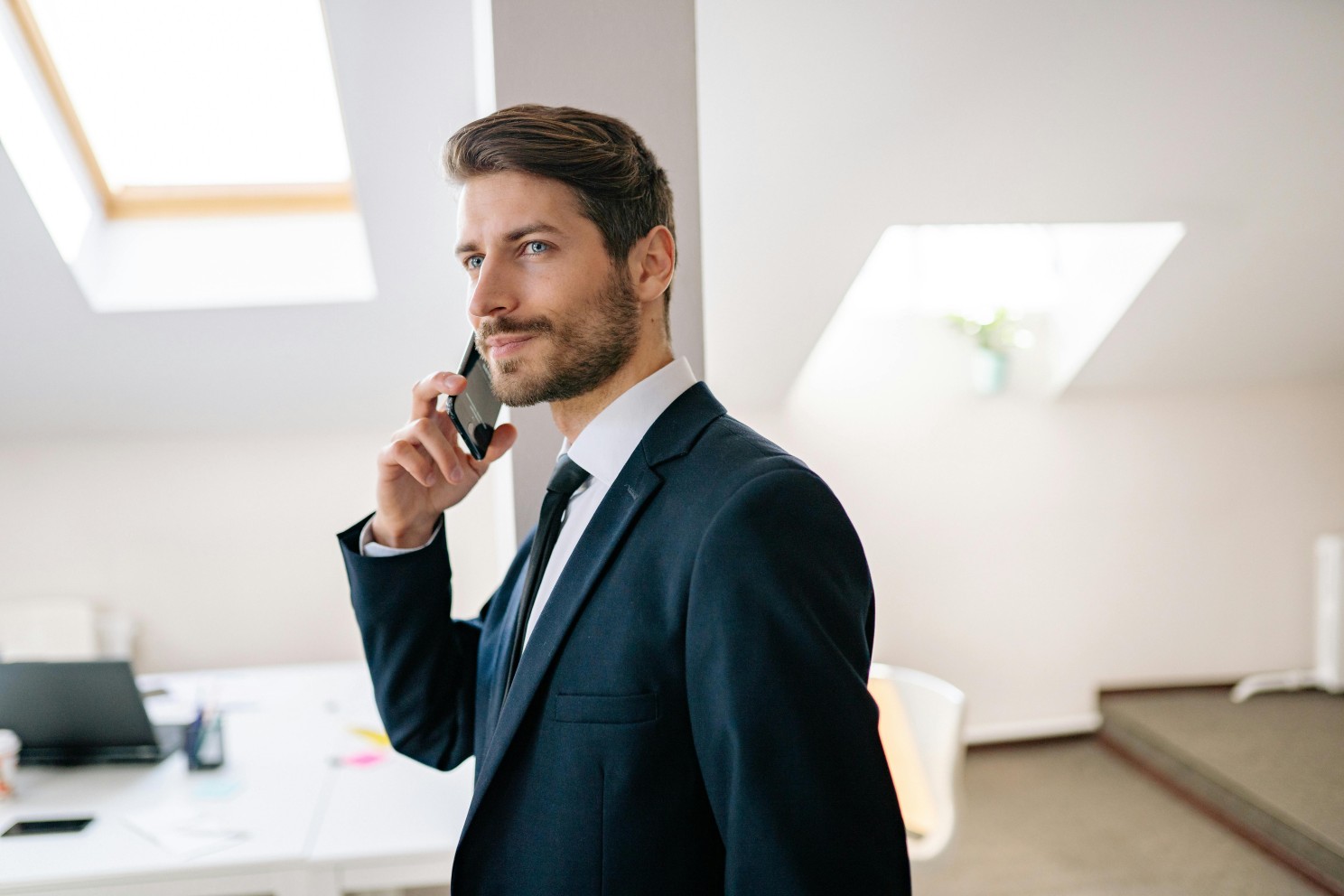 Man making a phone call